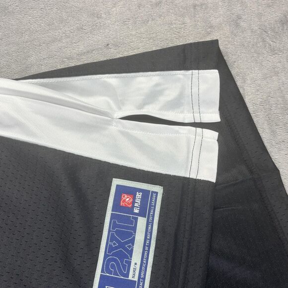 Cincinnati Bengals Jersey Mens 2XL Black Orange NFL Football Blank Mesh V Neck - Picture 9 of 11